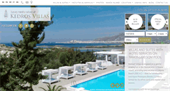 Desktop Screenshot of kedrosvillas.gr